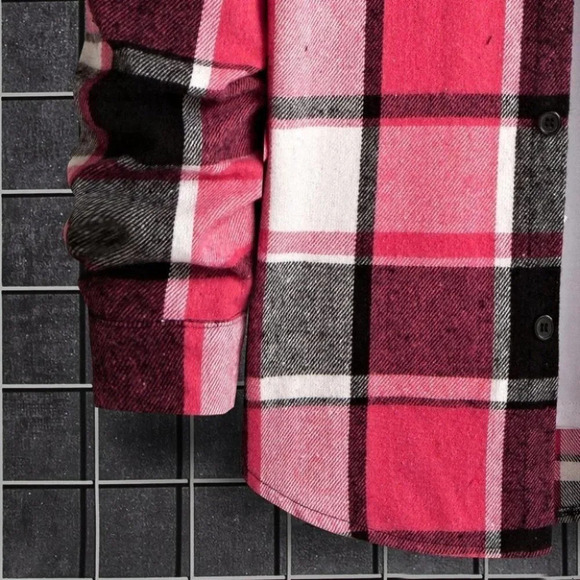 Pink And White Mens Overcoat - Picture 6 of 7